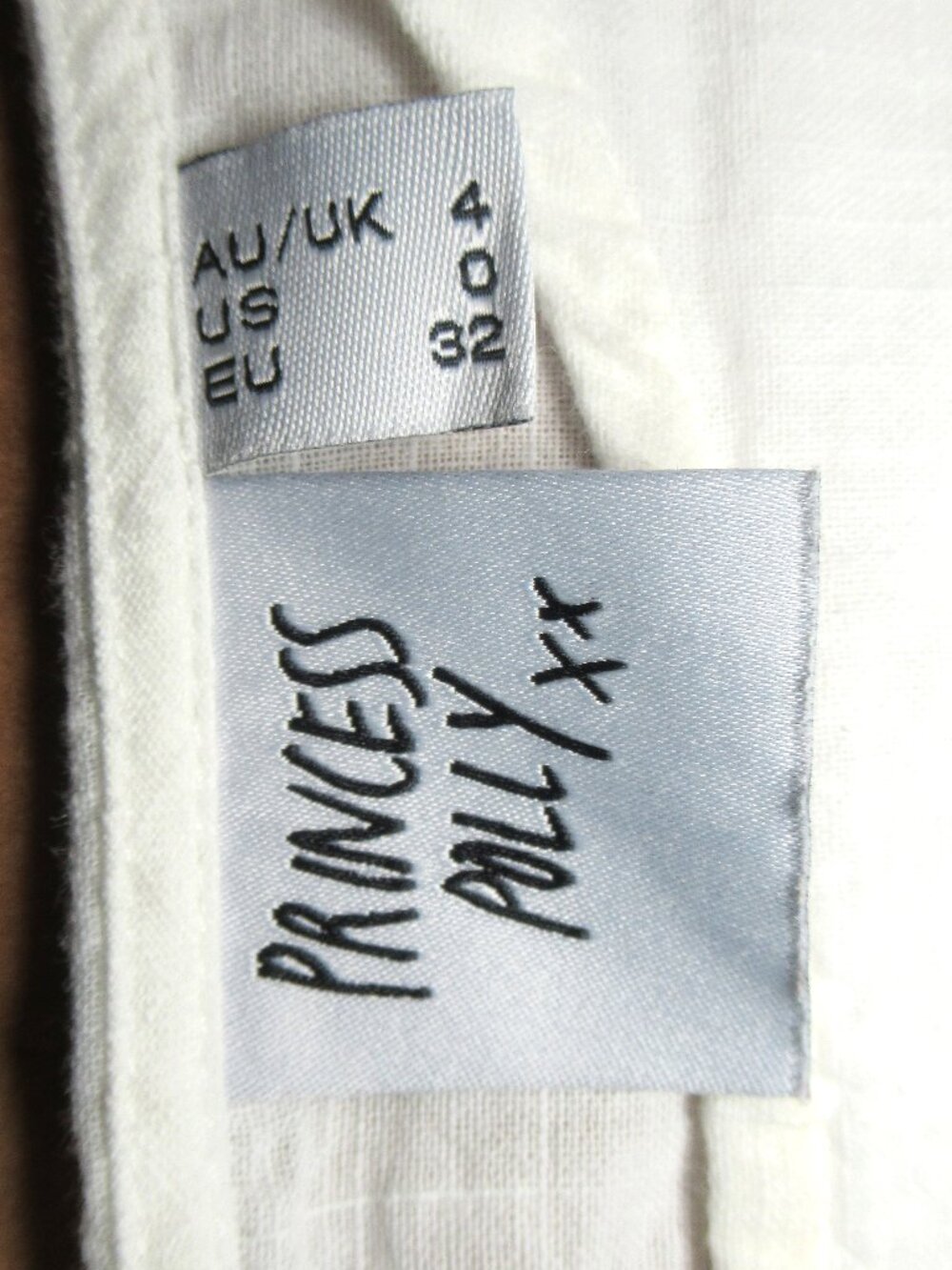 Princess Polly Oversized White Cotton Top | Size US 0 - Picture 8 of 11